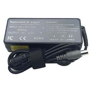 Fonte para Lenovo 20V 4.5A CONECTOR GROSSO