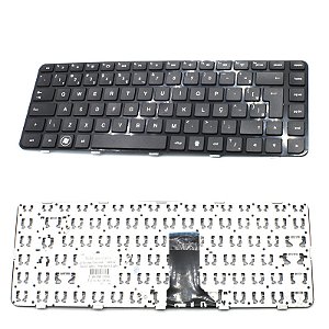 Teclado para Hp DM4 SERIES DV5-2000 PRETO com moldura