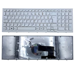 Teclado para Sony PCG-71911x com numerico BRANCO SEM MOLDURA