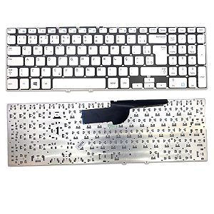 Teclado para Samsung Essentials Np270e5k Np270e5j Np270e5g Branco