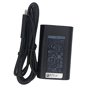 Fonte para Dell XPS12 9250 Lat. 7370 VENEU8 Thunderbolt 45W 5V 2A a 20V 2.25A Type-C