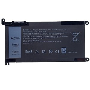 Bateria para Dell Inspiron 15-5568 13-5368 7378 Wdx0r 11.4V 3680mAh 42WH