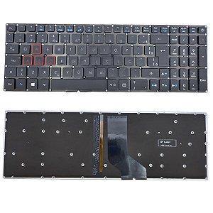 Teclado para Acer Predator Helios G3-571 G3-572 G3-573 Br 32 vias