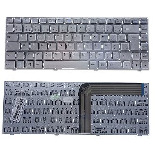Teclado para Vaio C14 Vjc141f11x-b0111l (Mp-11j78pa-f5167) Prata Portugês