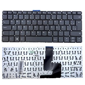 Teclado para Lenovo Ideapad 330s-14ikb / Yoga 520-14ikb Cinza (Sem tecla POWER)