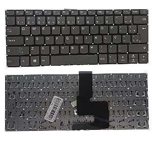 Teclado para Lenovo Ideapad 320-14ikb-80yd/ 320-14ikb-80yf Cinza (com tecla POWER)