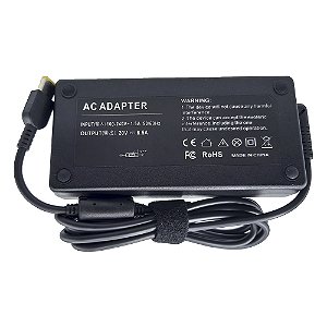 Fonte para Lenovo 20V 8.5A 170W 11mmx4mm Pino Retangular