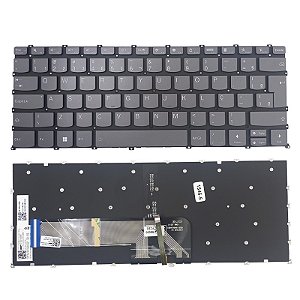 Teclado para Lenovo V14 G2-itl Cinza Retroiluminado