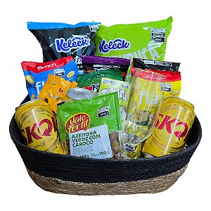 Cesta Happy Hour Premium – Presente Gourmet