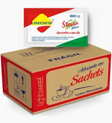 Lowçucar Adoçante Stévia Plus 6G c/ 1000 un