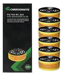 Cartucho Químico Carbografite RC203 6 Unidades | CA 7072