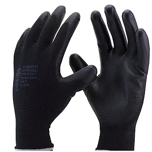 Luva Tátil Super Safety com Banho PU 12 Pares | CA 32034