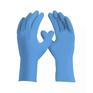 Luva Nitrílica Danny Sensiflex Flex Azul 100 Unidades | CA 42979