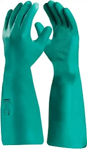 Luva Nitrílica Longa Danny Nitriflex 46cm Verde | CA 12254