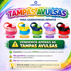 Tampa Avulsa de Garrafa Infantil