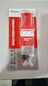 Adesivo Epóxi Titânio Express 25g - Wurth