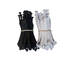 Tiras para Chinelos em Borracha Macia kit 5 pares