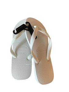 Chinelos TOP Havaianas brancas 37/38