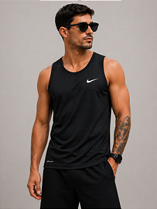 Regata Nike Dry Fit Masculina Preta