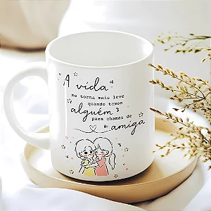 Caneca - vida amiga