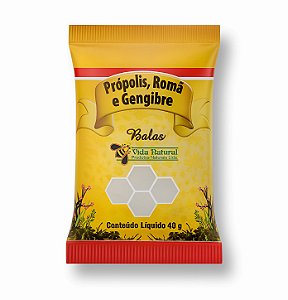 Balas de Própolis, Romã e Gengibre - 40g