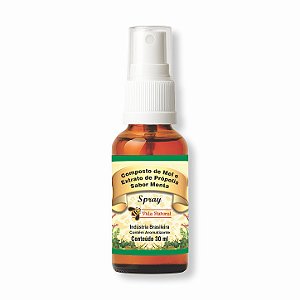 Composto de Mel e Extrato de Própolis - Sabor Menta | Spray 30ml