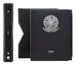 Álbum Moedas De Luxo No 4 República Real 1994 - 2029