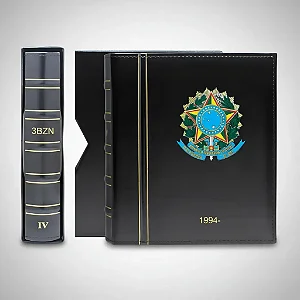 Álbum Moedas Super Luxo No 4 República Real 1994 - 2029