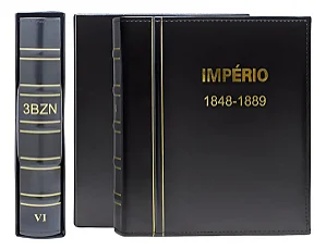 Álbum Moedas Super Luxo No 6 Império Prata 1848 - 1889