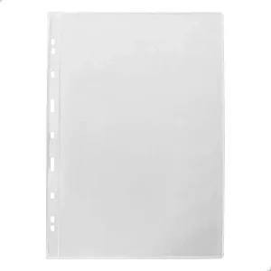 Kit 10 Folhas Para Cédulas 32x24 Acetato 1 Espaços