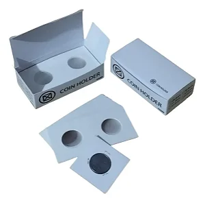 Coin Holder Caixa Com 50 Unidades 17,5 Mm - Importado