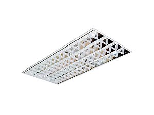 Plafon LED 40x40cm 44W 3000K/6000K 4400lm Bivolt Alumínio Dourado e Silicone