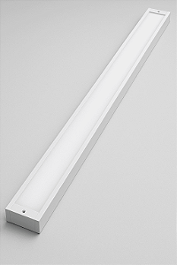 Plafon LED 40CM 96W 7200LM 3000K 4500K 6500K Bivolt Metal Cinza e Acrílico