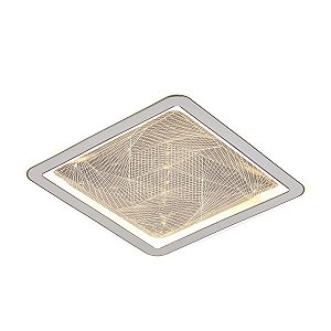 Plafon LED Redondo 30cm 80W 3 Temperaturas 6000lm Bivolt Metal Branco e Acrílico