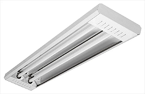 Luminária Comercial de Sobrepor CS-1654 2x18W sem Aletas