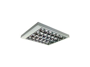 Luminária Comercial de Sobrepor com Aletas 2x18W