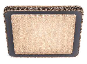 Plafon LED Redondo 40cm 24W 3000K 2100lm Bivolt em Acrílico