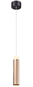 Pendente LED 4×20×150CM 7W 3000K Bivolt Metal Dourado e Acrílico com Cabo de 2M
