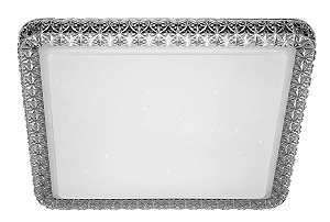 Plafon Quadrado LED 40CM 24W 6000K 2100LM Bivolt Acrílico