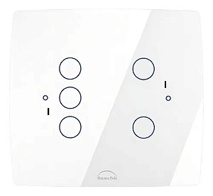 Interruptor Wifi Touch Inteligente 5 Botões 4x4