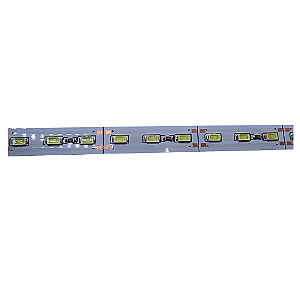 Barra LED de 1 Metro 12V Branco Frio 6500k 18W