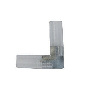 Emenda para Mangueira Chata de LED Tipo L 8mm