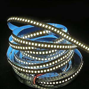 Fita LED 240 LEDs 3528 Branco Morno 4000K Sem Silicone 5 Metros