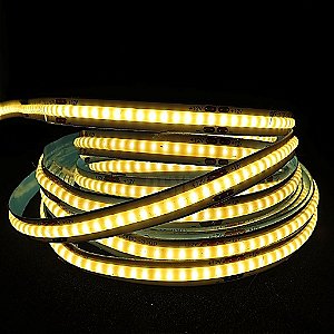 Fita LED 5050 Branco Quente com Silicone 24V IP65