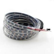 Fita LED 5050 RGB Endereçável com Controle, 60 LEDs por Metro