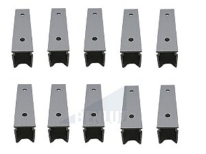 Kit de 10 Abraçadeiras para Mangueira LED Neon