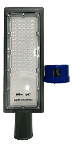Luminária LED SMD de Rua para Poste 100W 6500K Bivolt s/ Rele