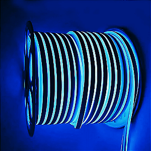 Mangueira LED Neon AZUL 110V Rolo com 100 Metros