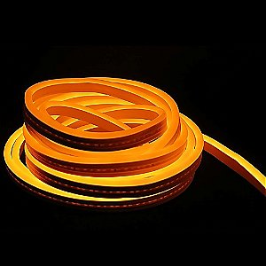 Mangueira LED Neon Amarela IP65 - 110V Rolo com 100 Metros