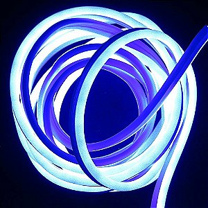 Mangueira de LED Neon Azul IP65 Rolo com 100 Metros - 220V